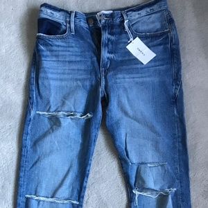 Imaan x FRAME Le Slash Straight Jean